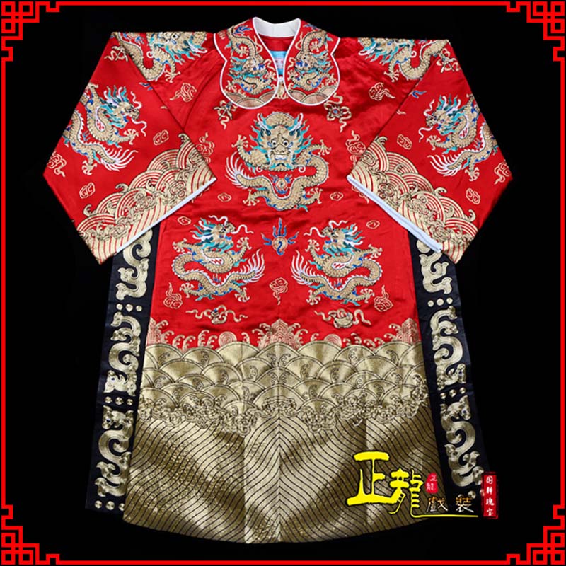 兰州皇帝蟒袍全金八宝团龙蟒
